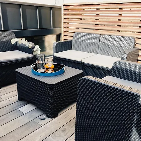 Superbe Duplex En Hypercentre Avec Rooftop Et Climatisation דירה בורדו